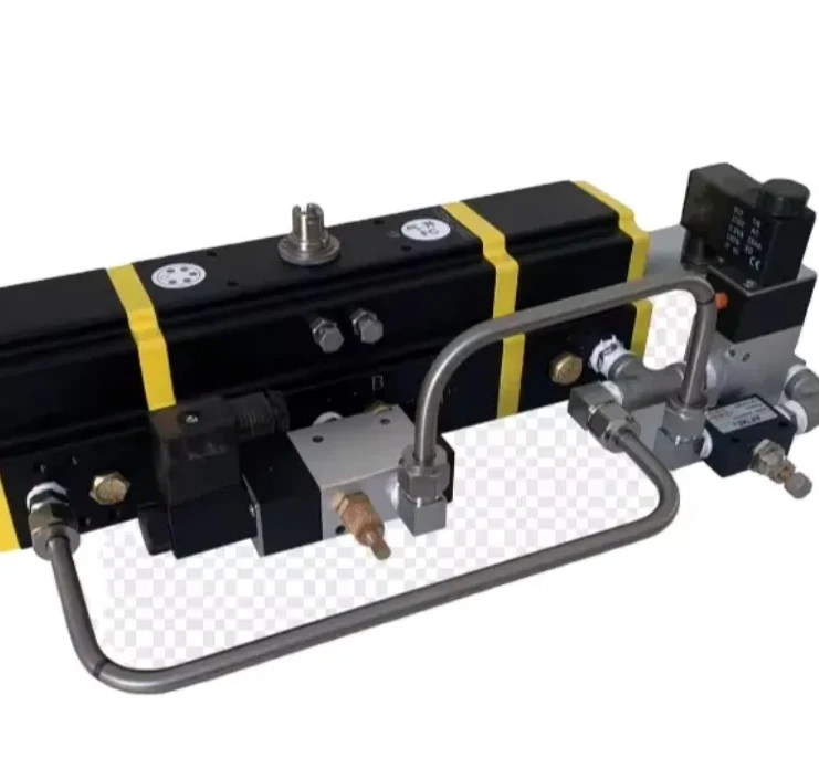 2 Way Ball Valve Three Stage Pneumatic Actuator