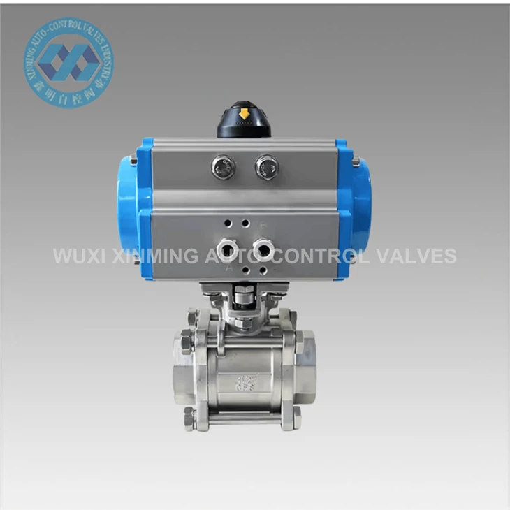 Pneumatic Ball Valve For High Temperature Media