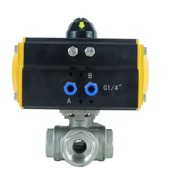 Pneumatic Ball Valve For Precision Control And Industrial Flow Regulation