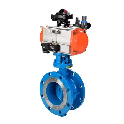 Pneumatic Sanitary Butterfly Valve With Low Leakage Rate