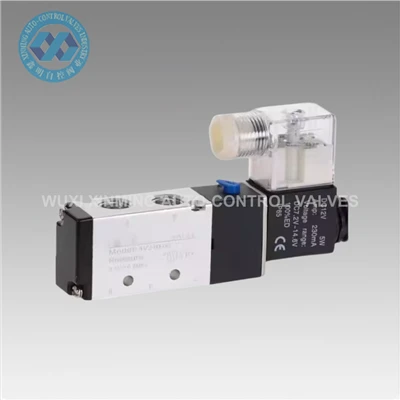 Pneumatski solenoidni ventil 5 načina 2- Kontrolni položaj položaja 12V 24V 220V