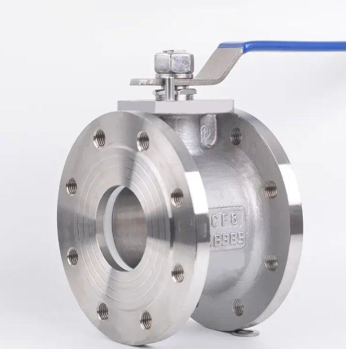 Stainless Steel Pneumatic Italian Thin Ball Valve